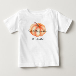 Cute Little Pumpkin Watercolor Baby Shower T-Shirt