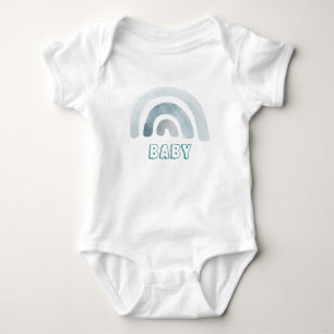 Cute Little Rainbow Baby Boy Bodysuit
