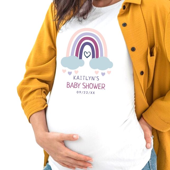 Cute Little Rainbow Baby Shower T-Shirt (Creator Uploaded)
