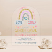 Cute Little Rainbow Gender Reveal Party