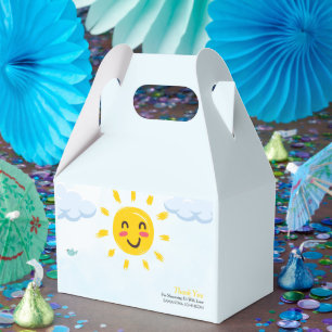 Cute Little Ray of Sunshine Baby Shower Favour Box