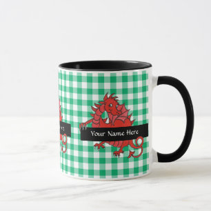 Cute Little Red Dragon Coffee Mug to Personalise