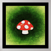Cute Little Red Mushroom