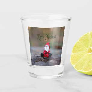 Cute Little Santa Clause Merry Christmas Shot Glass