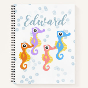 Cute Little Seahorses  Notebook