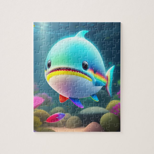 Cute Little Shark Jigsaw Puzzle (Vertical)