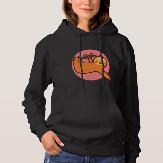 Cute Little Sloth Hoodie (Front)
