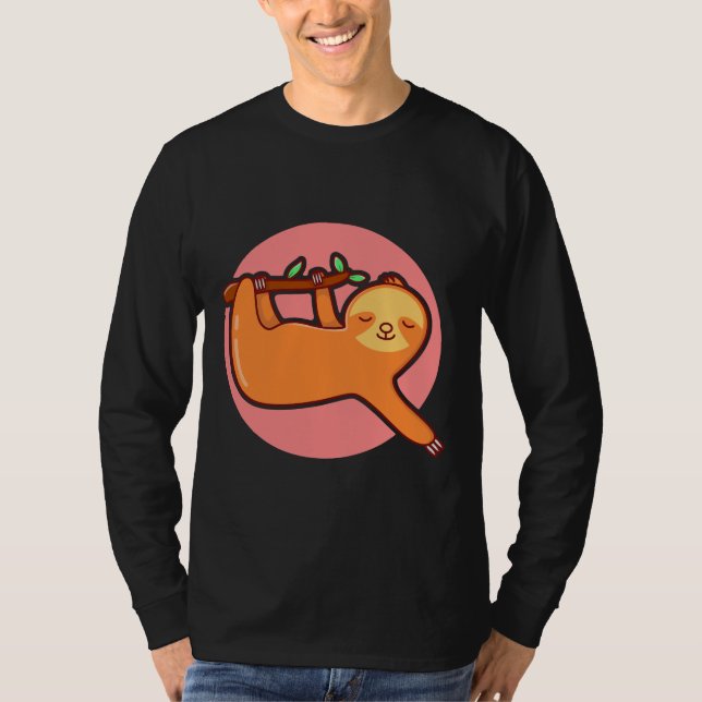 Cute Little Sloth T-Shirt (Front)