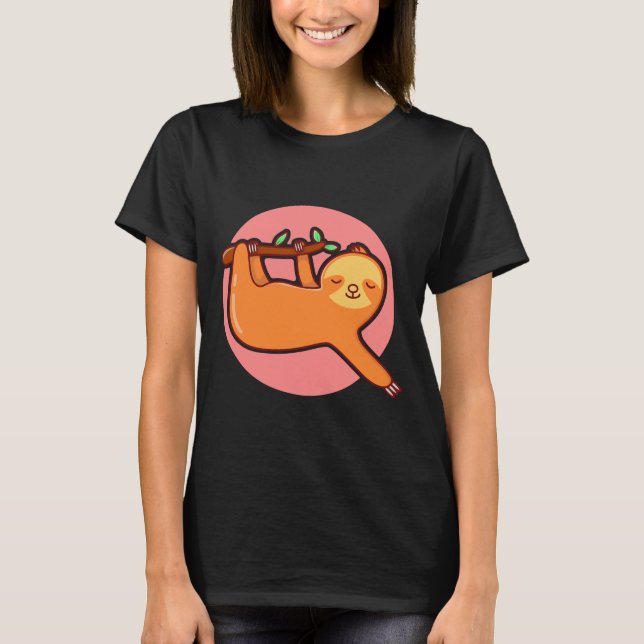 Cute Little Sloth T-Shirt (Front)