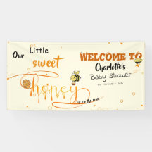 Cute Little Sweet Dripping Honey Baby Shower