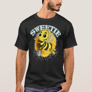 Cute Little Sweetie Bee Cartoon Bees Lovers Gift S T-Shirt
