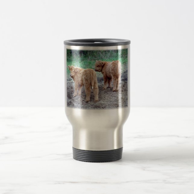 Cute little tails travel mug (Center)