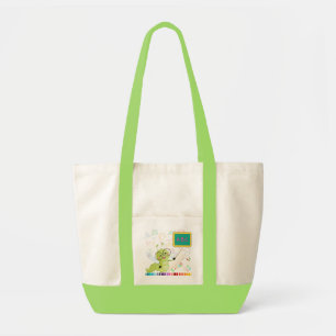 Cute Little Teacher Caterpillar Back to School  Tote Bag