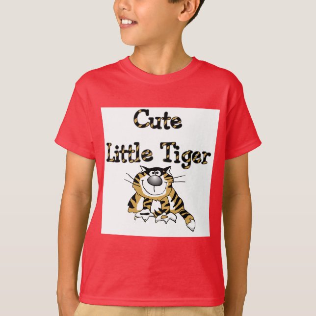 Cute Little Tiger Tshirts and Gifts (Front)