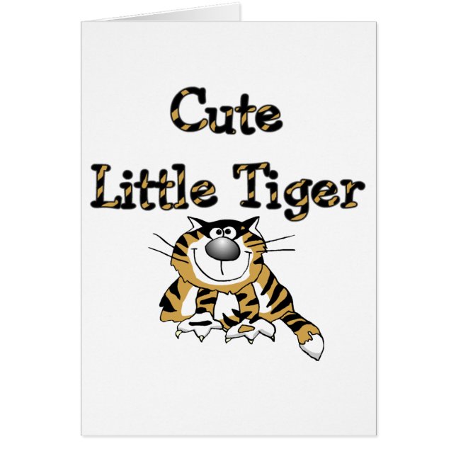 Cute Little Tiger Tshirts and Gifts (Front)