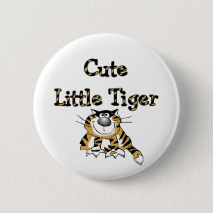 Cute Little Tiger Tshirts and Gifts 6 Cm Round Badge