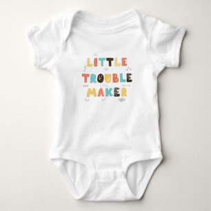 Cute Little trouble maker Baby Bodysuit