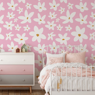 Cute Little White Flower Floral Wallpaper