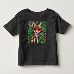 Cute Little wilderness Fox Toddler T-Shirt