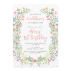 Cute little wildflower 1st Birthday girl party