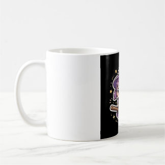 Cute Little Witch On Broomstick Coffee Mug