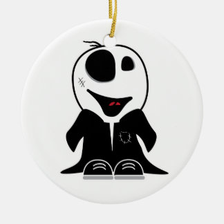 cute little zombie dude original ceramic tree decoration