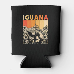 Cute Lizard Iguana Reptil Gift Iguana Can Cooler