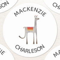 Cute Llama Alpaca Custom Name
