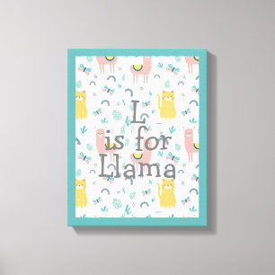 Cute Llama Baby Nursery Decor