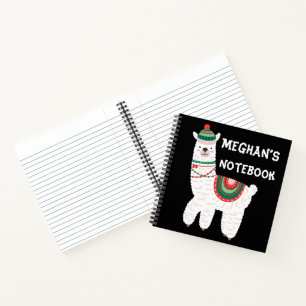 Cute Llama Christmas theme Notebook
