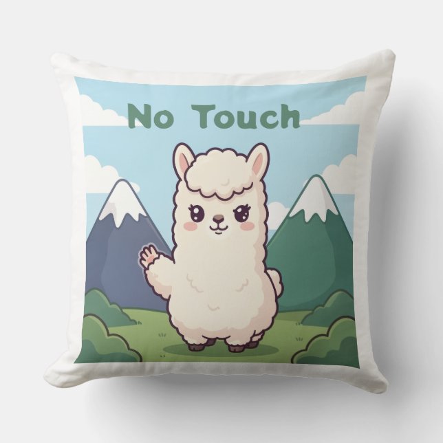 Cute Llama  Cushion (Front)