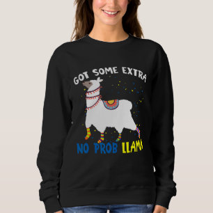 Cute Llama Down Syndrome Awareness 21 March Kids Sweatshirt