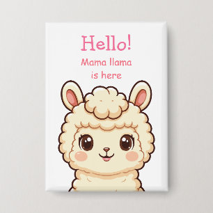 Cute llama illustration design