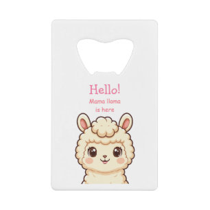 Cute llama illustration design