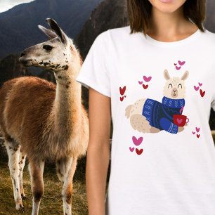 Cute Llama Love T-Shirt