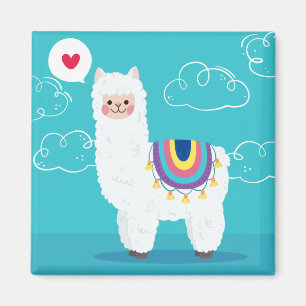 Cute Llama Magnet