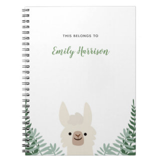 Cute Llama Notebook