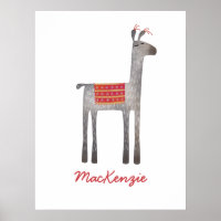 Cute Llama Personalised