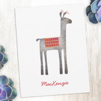 Cute Llama Personalized