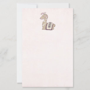 Cute Llama Princess Wearing a Crown