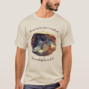 Cute Llama Too Cute Humourous  T-Shirt