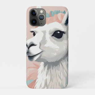 Cute Llama with Colourful Fur on its Head Case-Mate iPhone Case