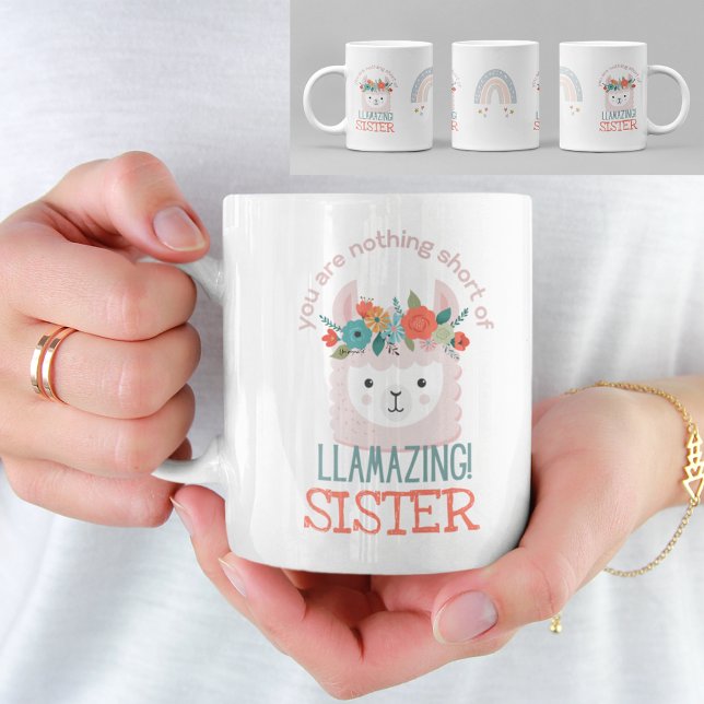  CUTE LLAMA You Are Amazing SISTER AUNT NIECE ANY Coffee Mug (Creator Uploaded)