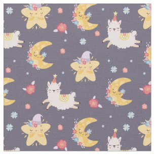 Cute Llamas Fabric