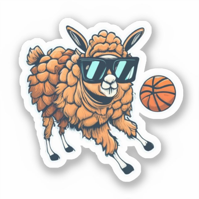 Cute Llamas Sticker (Front)