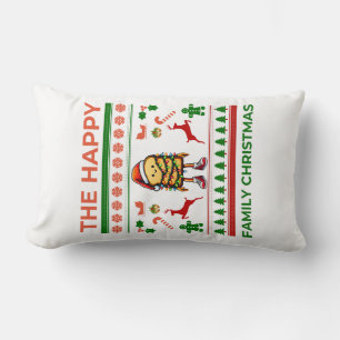 Cute Loaf Bread Baking Bread Baker Christmas Hat Lumbar Cushion