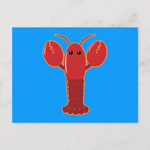 Cute Lobster Postcard