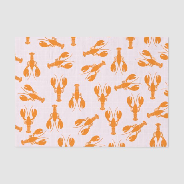 Cute Lobster Tissue Paper (Front)