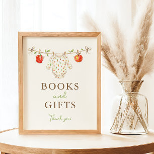 Cute Locally Grown Books and Gifts Poster