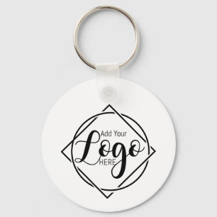 Cute Logo Custom Business Keyring Personalised